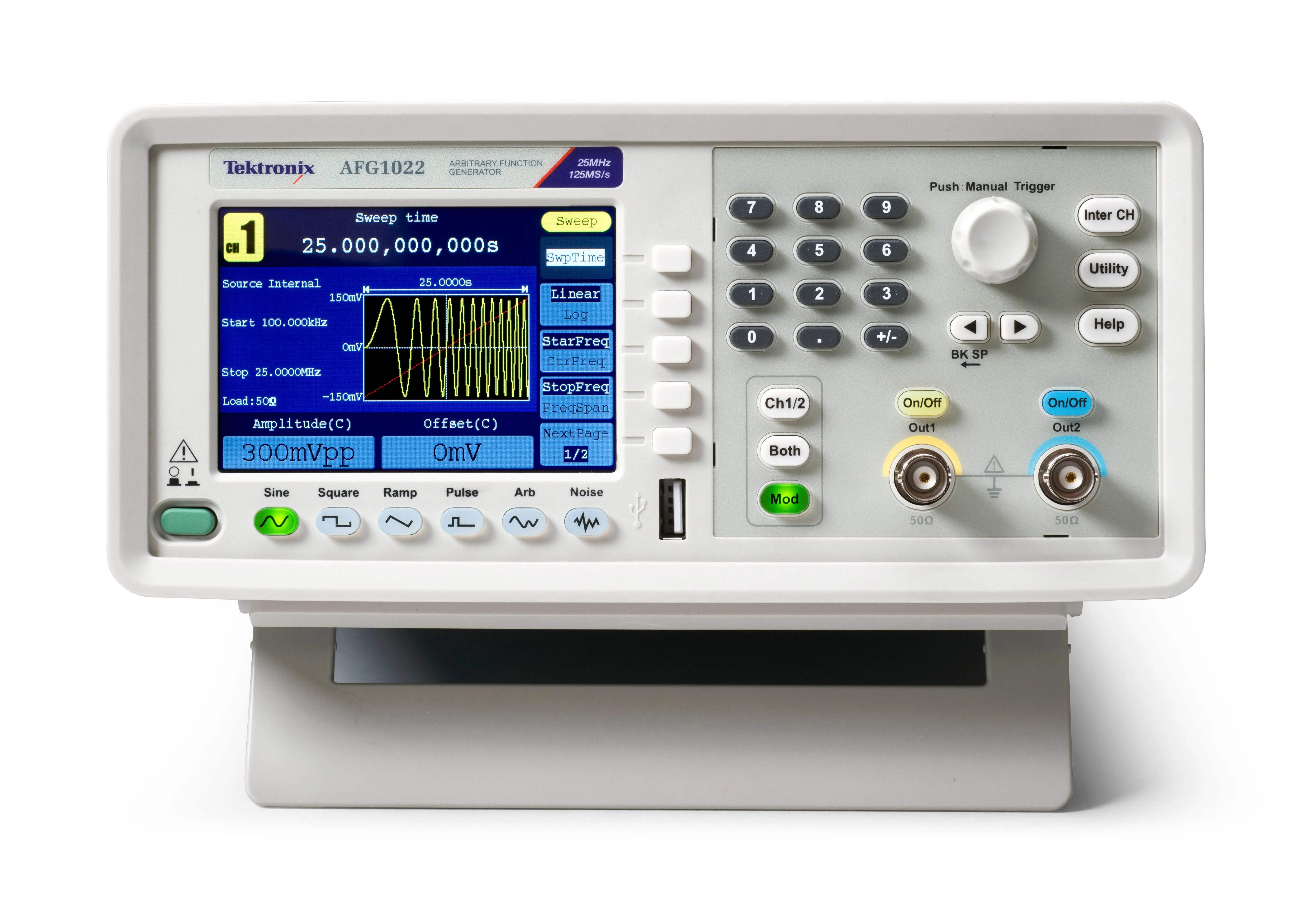 Tektronix AFG1022 Generador de Función Arbitraria