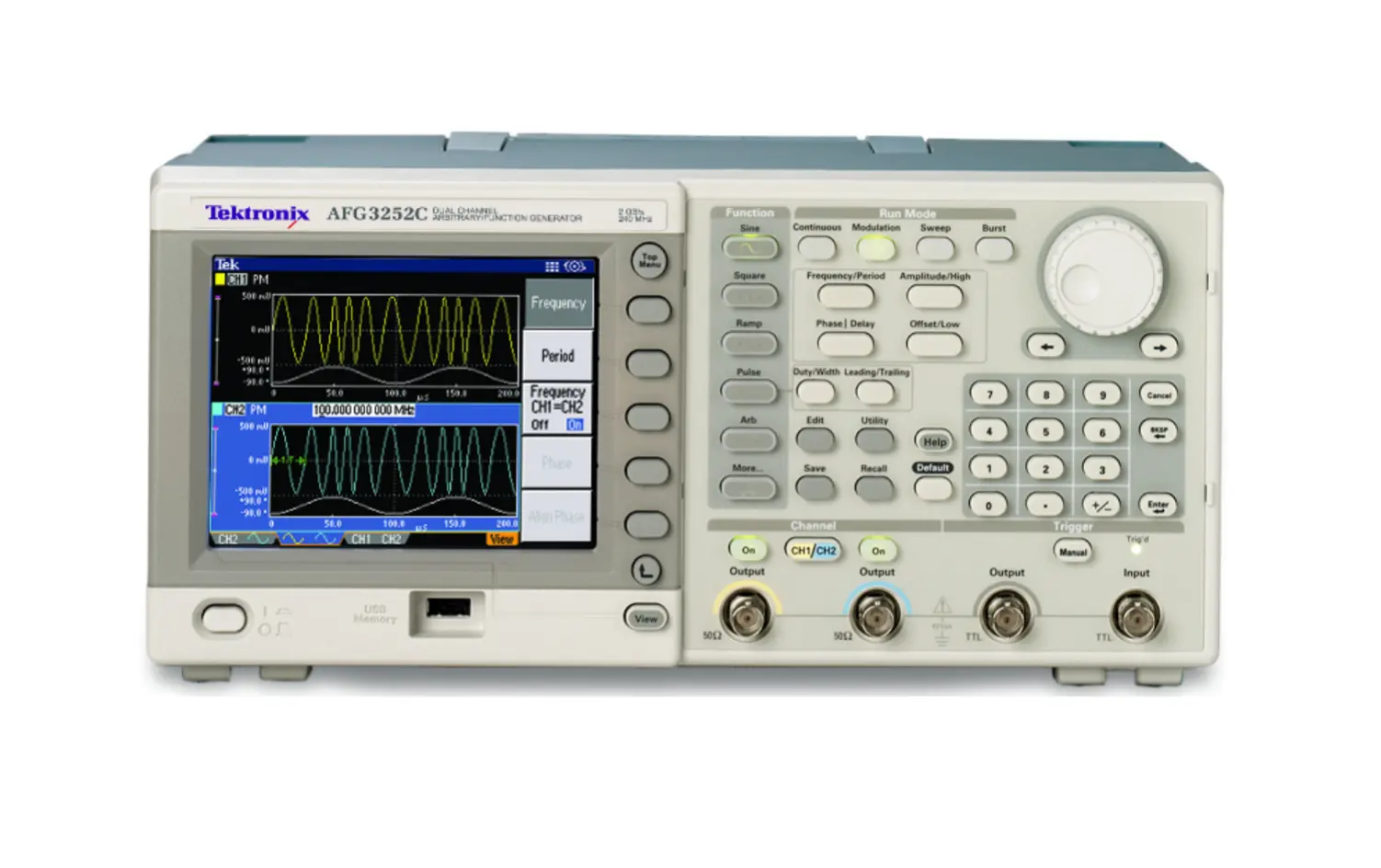 Generador de Forma de Onda Arbitraria Tektronix AFG3022C