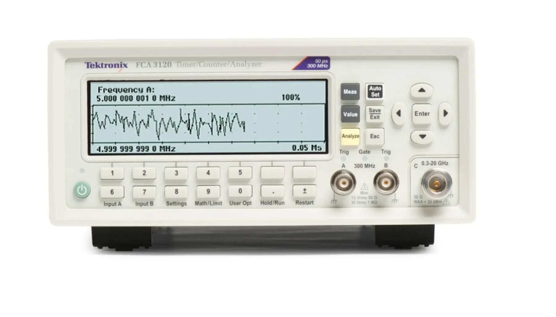 Analizador de Temporizador/Contador Tektronix FCA3020