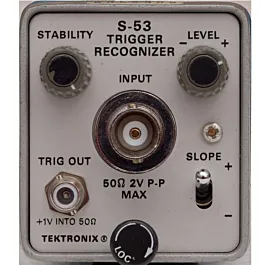 Tektronix S53 Cabezal Reconocedor de Disparo