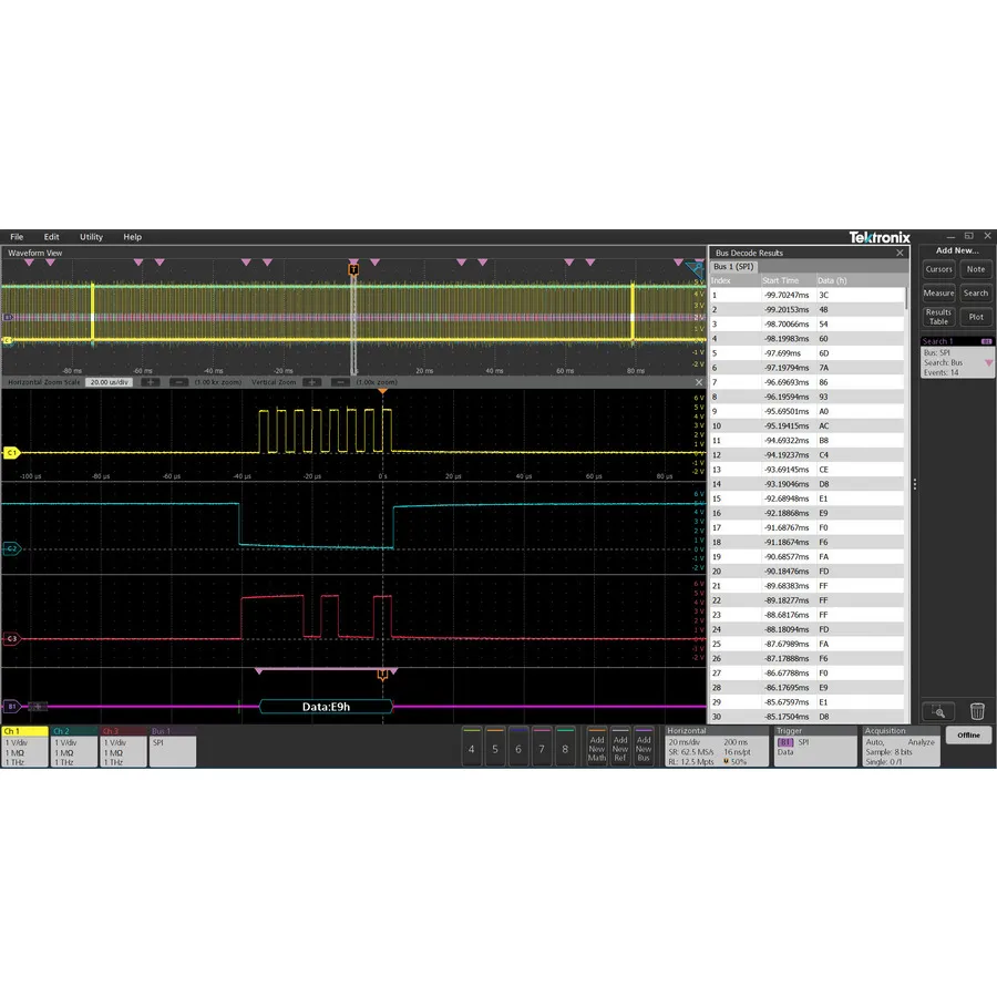 Licencia de Software de Decodificación de Serie Pro Tektronix TEKSCOPE-PRO-SR