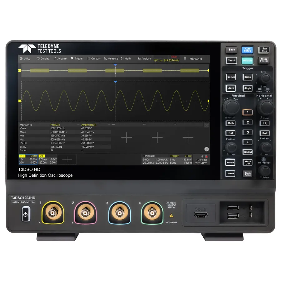 Teledyne LeCroy T3DSO1204HD Osciloscopio Digital