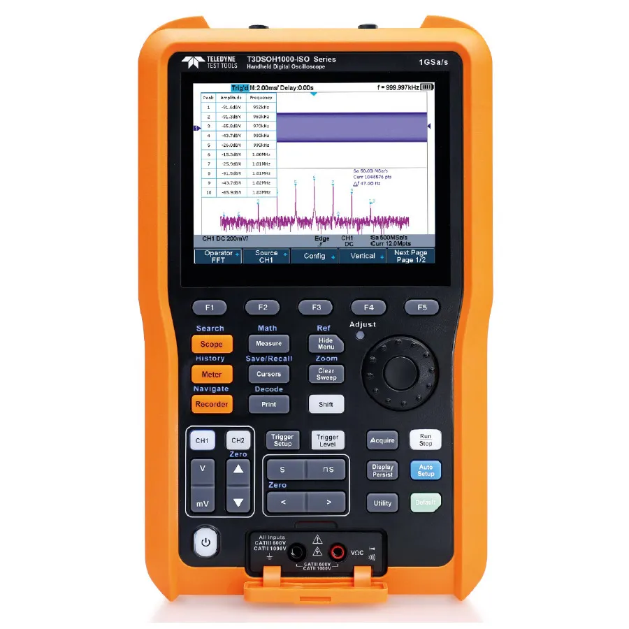Osciloscopio Portátil Aislado Teledyne LeCroy T3DSOH1102-ISO