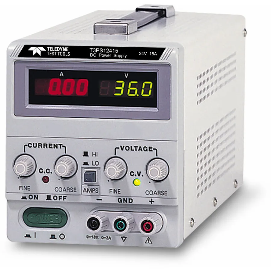 Teledyne LeCroy T3PS12415 Fuente de Poder DC de Banco
