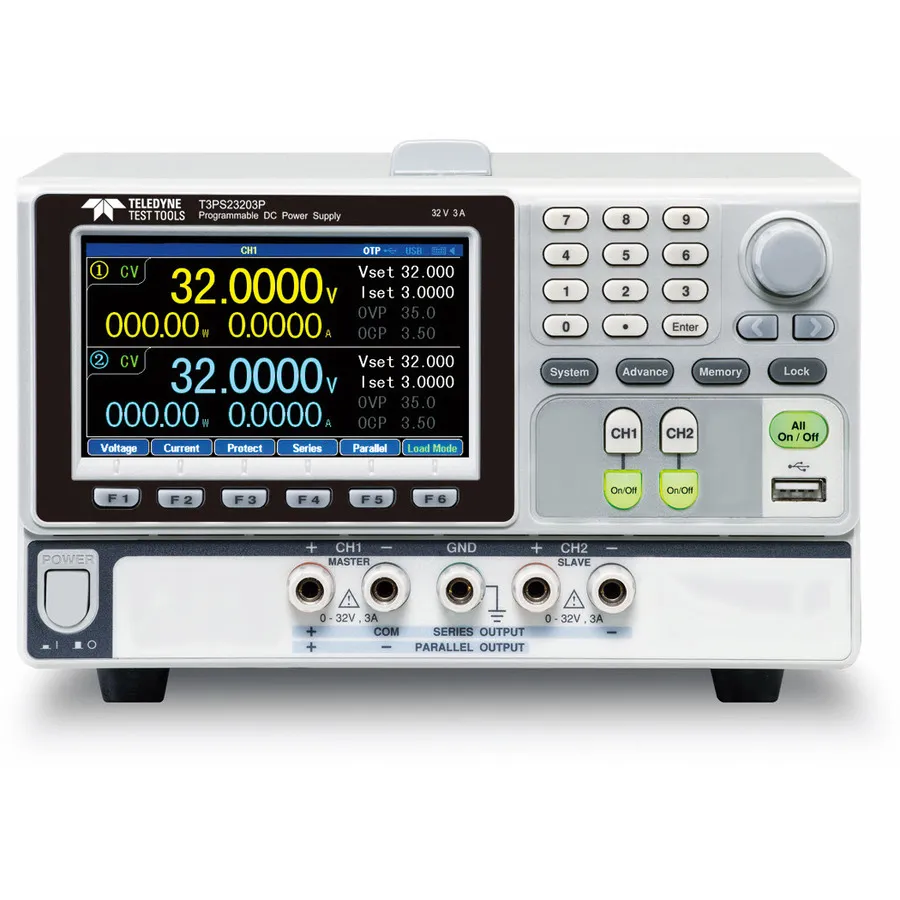 Teledyne LeCroy T3PS43203P Fuente de Poder DC de Cuádruple Salida