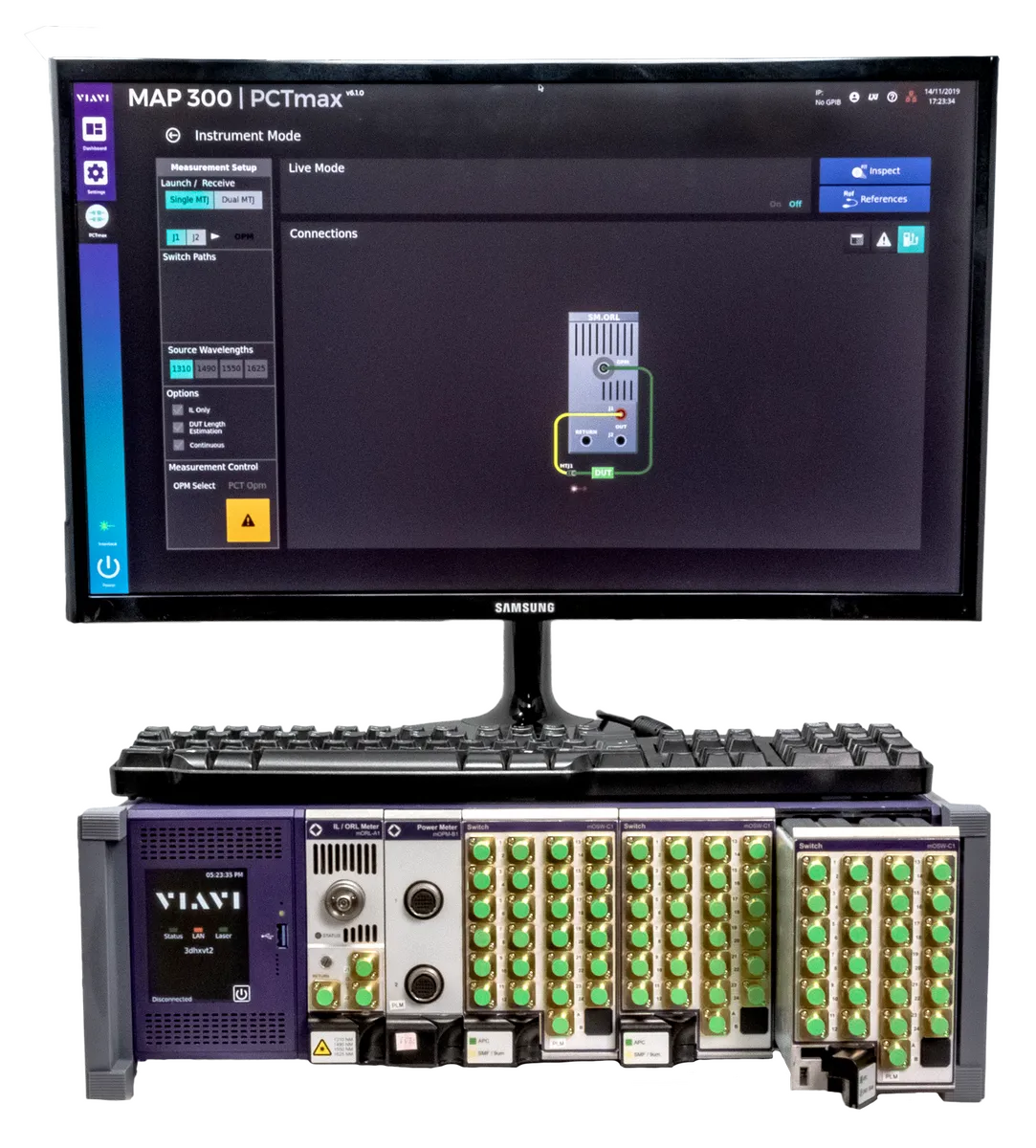 Medidor de Prueba Multimodo Viavi MORL-A11308-MBID-M101 IL/RL