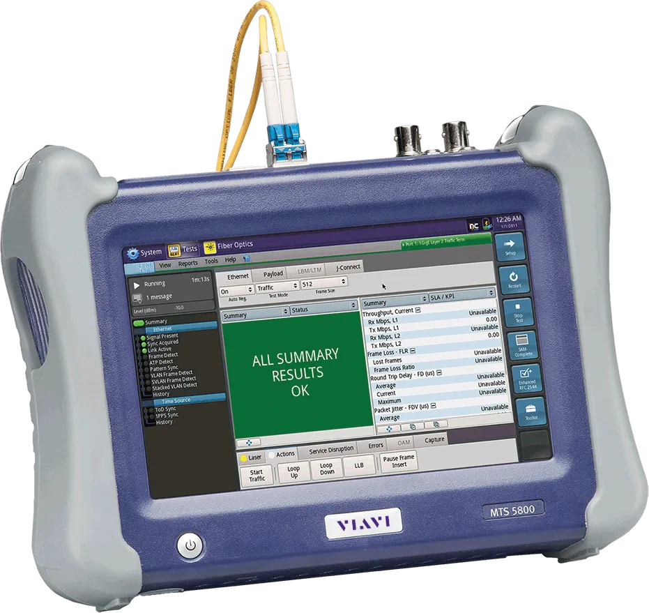 Viavi MTS5822P-STM64-10GE-DP Probador Portátil Multiservicio