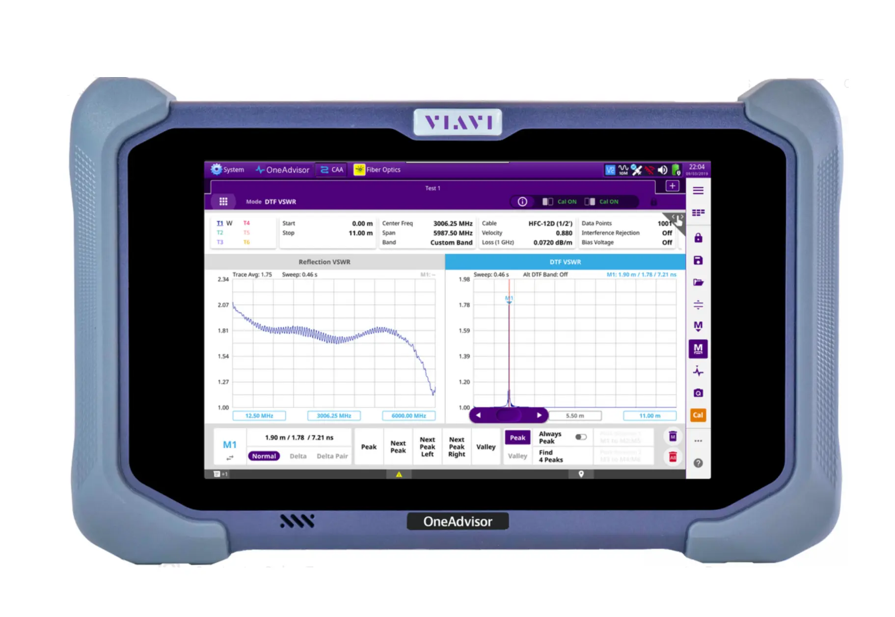 Viavi OneAdvisor-800 Analizador de Cable y Antena
