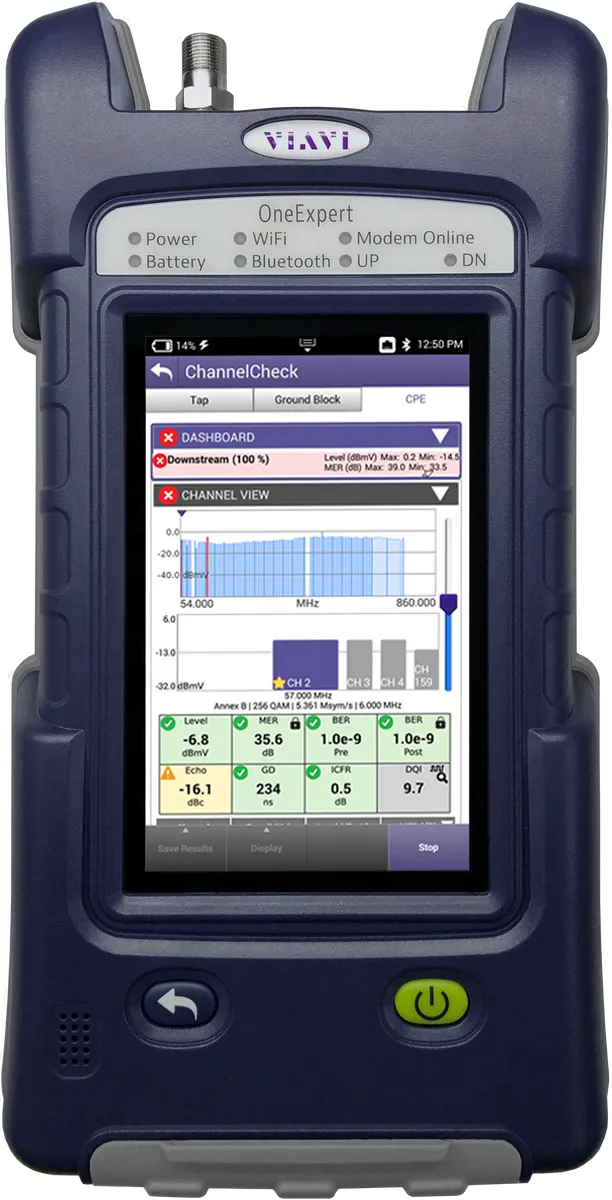 Viavi ONX-220-42-85-D31-PRO Probador DOCSIS