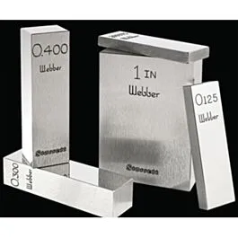 Bloque de medición de acero cuadrado Starrett SS20.000AA